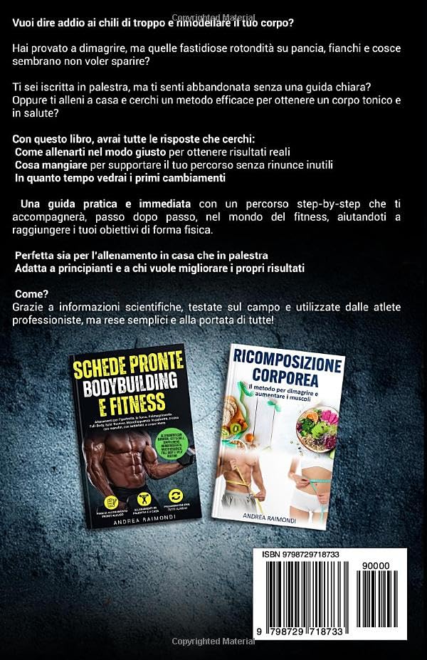 Donna e Fitness: Ricomposizione corporea al femminile. Allenamento e alimentazione