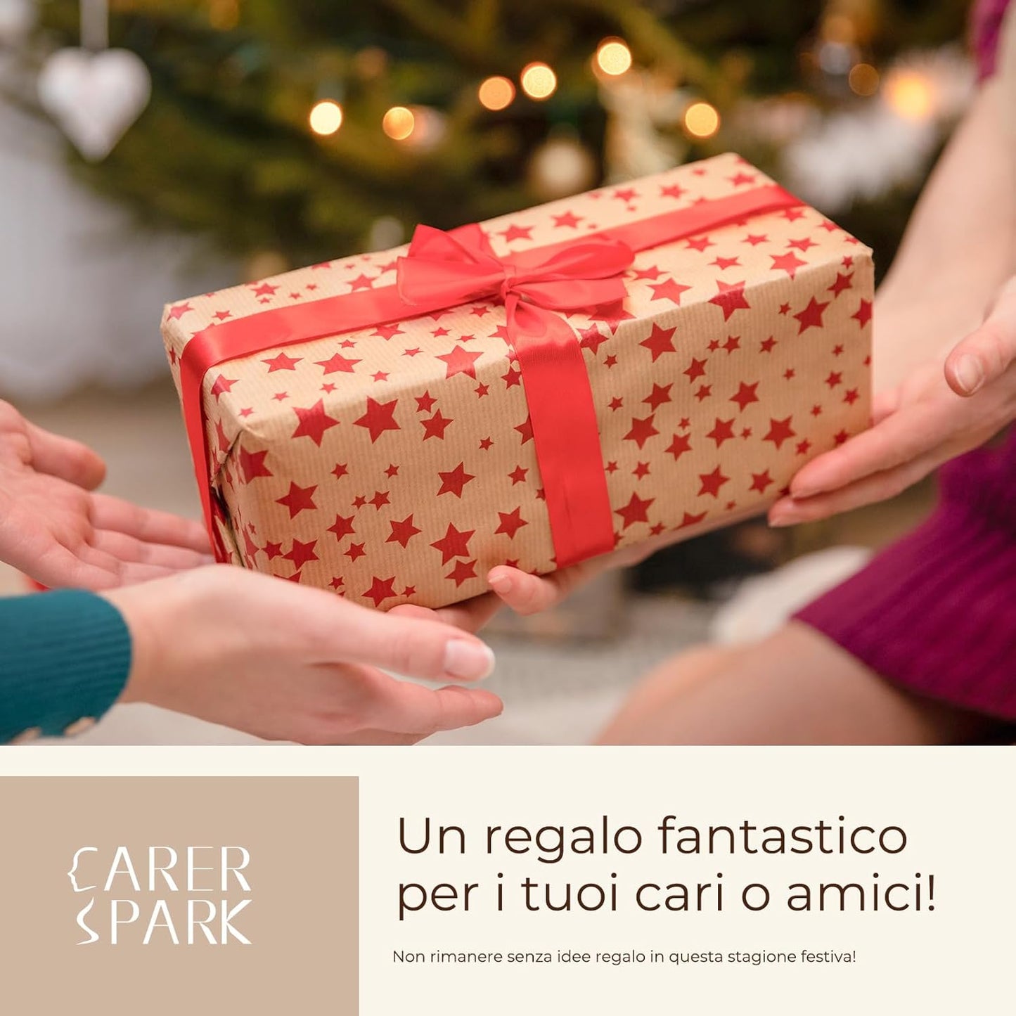 CARER SPARK Peeling Ultrasonico Facial – Spatola Viso a Ultrasuoni EMS Ioni Luce Rossa e Blu 4 Modalità per Pulizia Profonda Rimozione Comedoni Esfoliazione Delicata