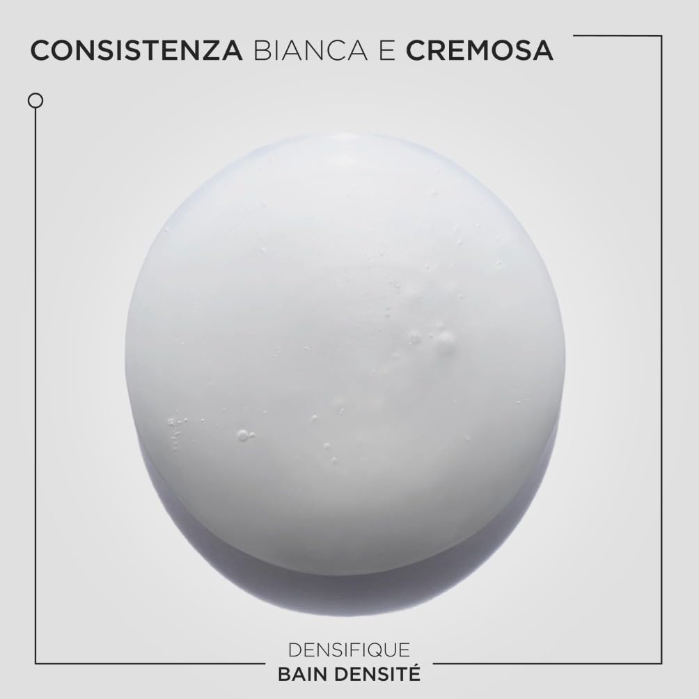 Kérastase, Densifique, Shampoo Professionale Fortificante per Capelli Privi di Densità, Capelli Corposi e Forti, Con Acido Ialuronico, Gluco Peptide e Ceramidi, Bain Densité