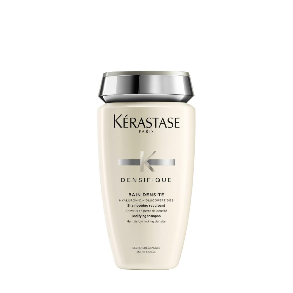 Kérastase, Densifique, Shampoo Professionale Fortificante per Capelli Privi di Densità, Capelli Corposi e Forti, Con Acido Ialuronico, Gluco Peptide e Ceramidi, Bain Densité