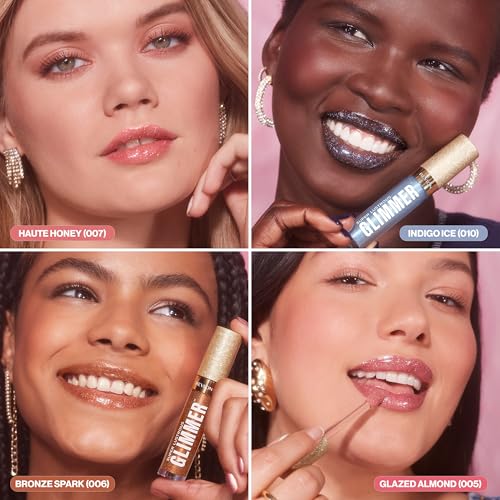 Revlon Super Lustrous Glimmer Gloss, Glitterato Idratante e Rimpolpante, Finish Ultra Lucido e Brillante, Formula a Base di Piante, 003 Lavender Lust, 3.8ml