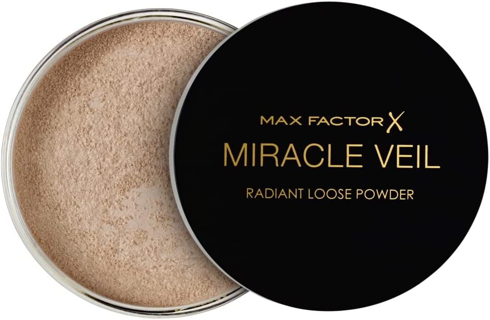 Max Factor Miracle Veil Radiant Loose Powder, Cipria in Polvere Libera a Lunga Durata, 4 g