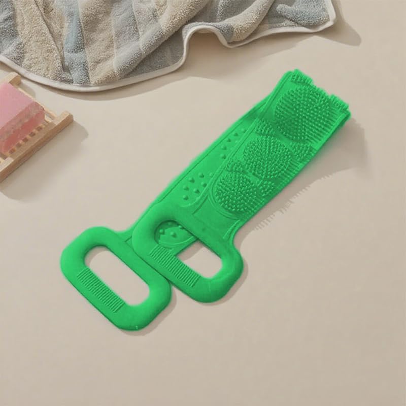 Silicone Back Scrub, Silicone Body Scrub, Extra Long Body Brush, Back Brush, Exfoliating Back Scrub, Suitable for Showers for Both Men and Women