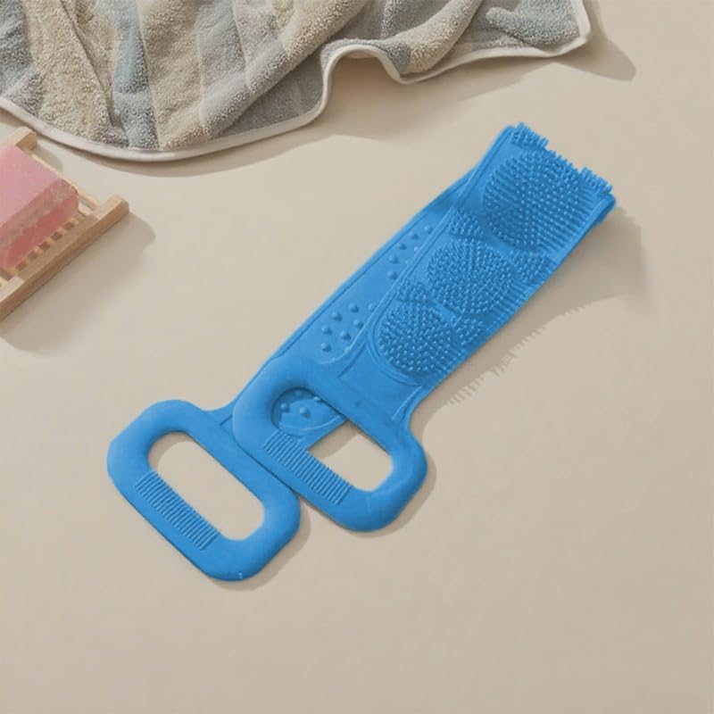 Silicone Back Scrub, Silicone Body Scrub, Extra Long Body Brush, Back Brush, Exfoliating Back Scrub, Suitable for Showers for Both Men and Women