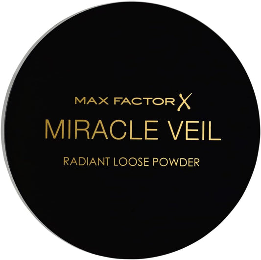 Max Factor Miracle Veil Radiant Loose Powder, Cipria in Polvere Libera a Lunga Durata, 4 g