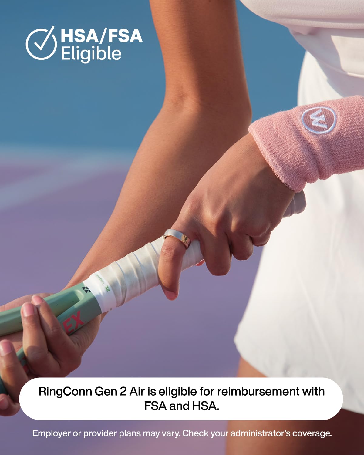 RingConn Gen 2 Air Smart Ring, Anello Intelligente AI Ultra Sottile, 10 Giorni di Batteria, Tracker Fitness/Stress/Frequenza Cardiaca per Donne e Uomini, iOS/Android Compatibile (Dune Oro, 10)