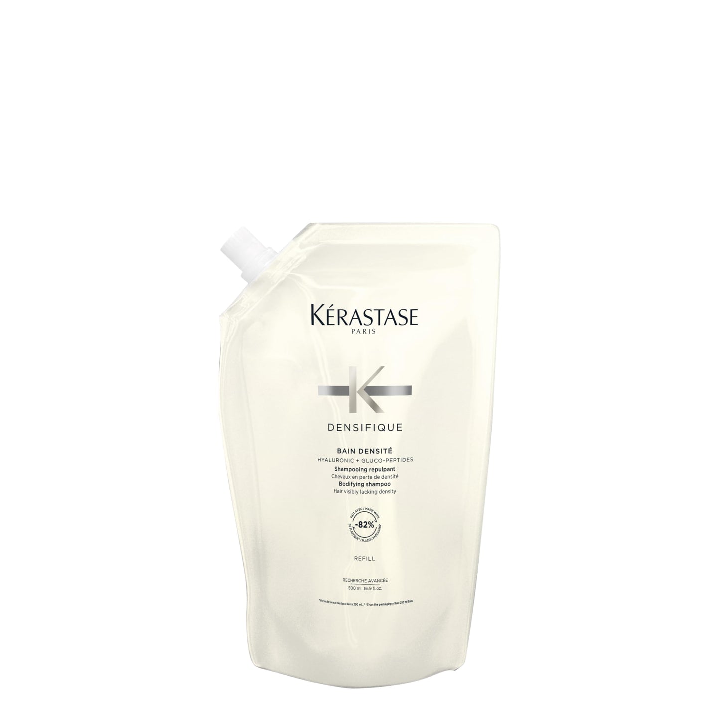 Kérastase, Densifique, Shampoo Professionale Fortificante per Capelli Privi di Densità, Capelli Corposi e Forti, Con Acido Ialuronico, Gluco Peptide e Ceramidi, Bain Densité