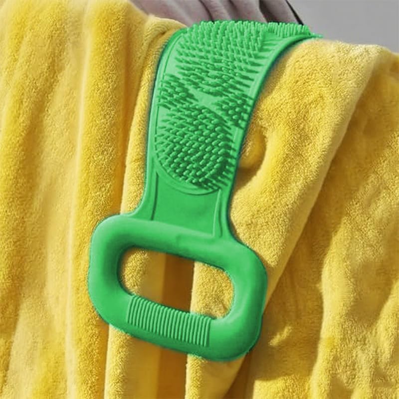 Silicone Back Scrub, Silicone Body Scrub, Extra Long Body Brush, Back Brush, Exfoliating Back Scrub, Suitable for Showers for Both Men and Women