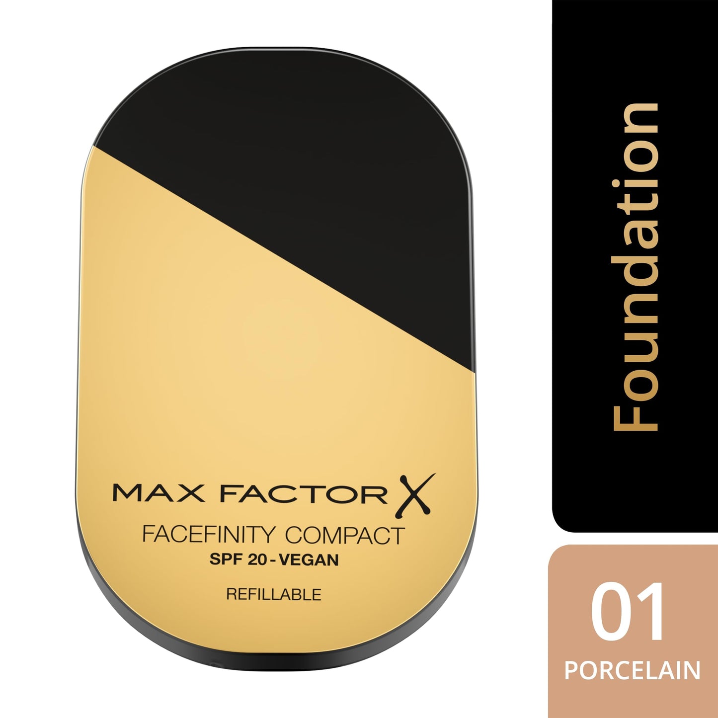 Max Factor Facefinity Compact Powder Foundation - 003 - NATURAL ROSE, 10 g