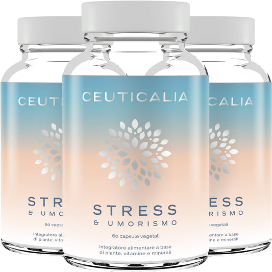 CEUTICALIA - Integratore alimentare per il benessere quotidiano con magnesio, vitamina B6 ed estratti vegetali