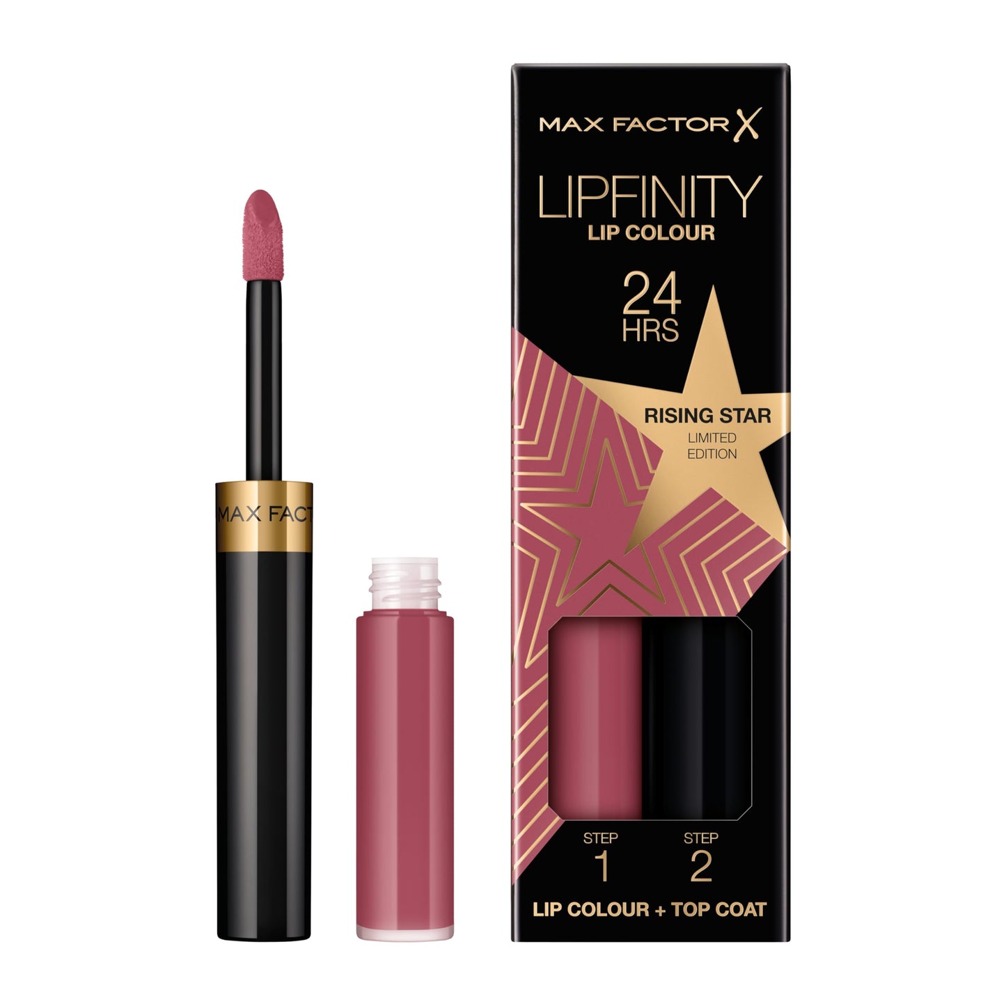 Max Factor - Lipfinity Lip Colour - Rossetto Lunga Durata e Gloss Idratante con Applicazione Bifase - Nuance 070 Spicy- 2.3 ml e 1.9 g