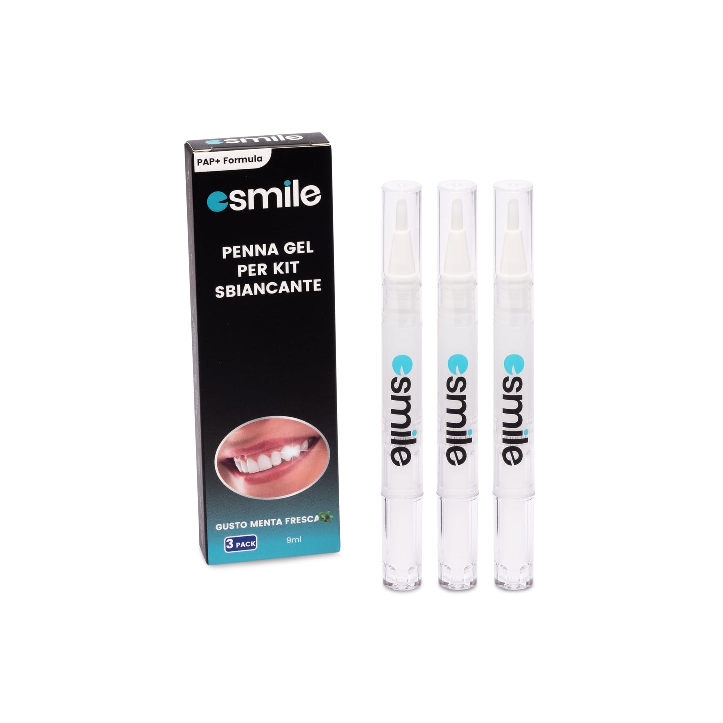 ESMILE - Kit Sbiancante Denti Professionale con Lampada LED - Elimina le Macchie in 16 Minuti - Sicuro per lo Smalto Dentale