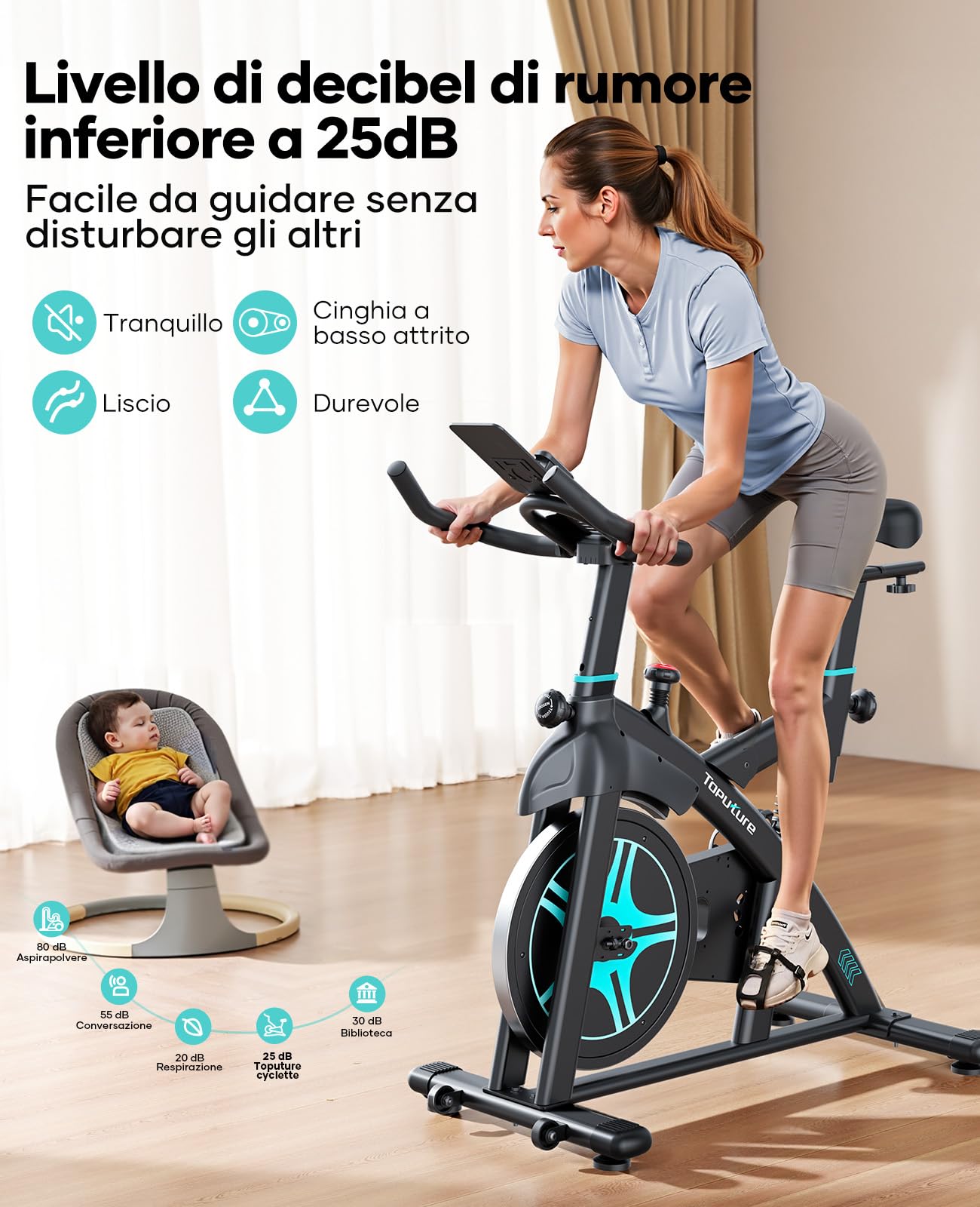 Toputure Cyclette da Casa recensione: perché è tra le migliori cyclette da casa secondo gli utenti