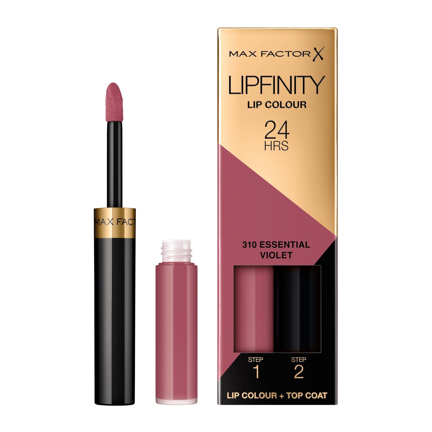 Max Factor - Lipfinity Lip Colour - Rossetto Lunga Durata e Gloss Idratante con Applicazione Bifase - Nuance 070 Spicy- 2.3 ml e 1.9 g