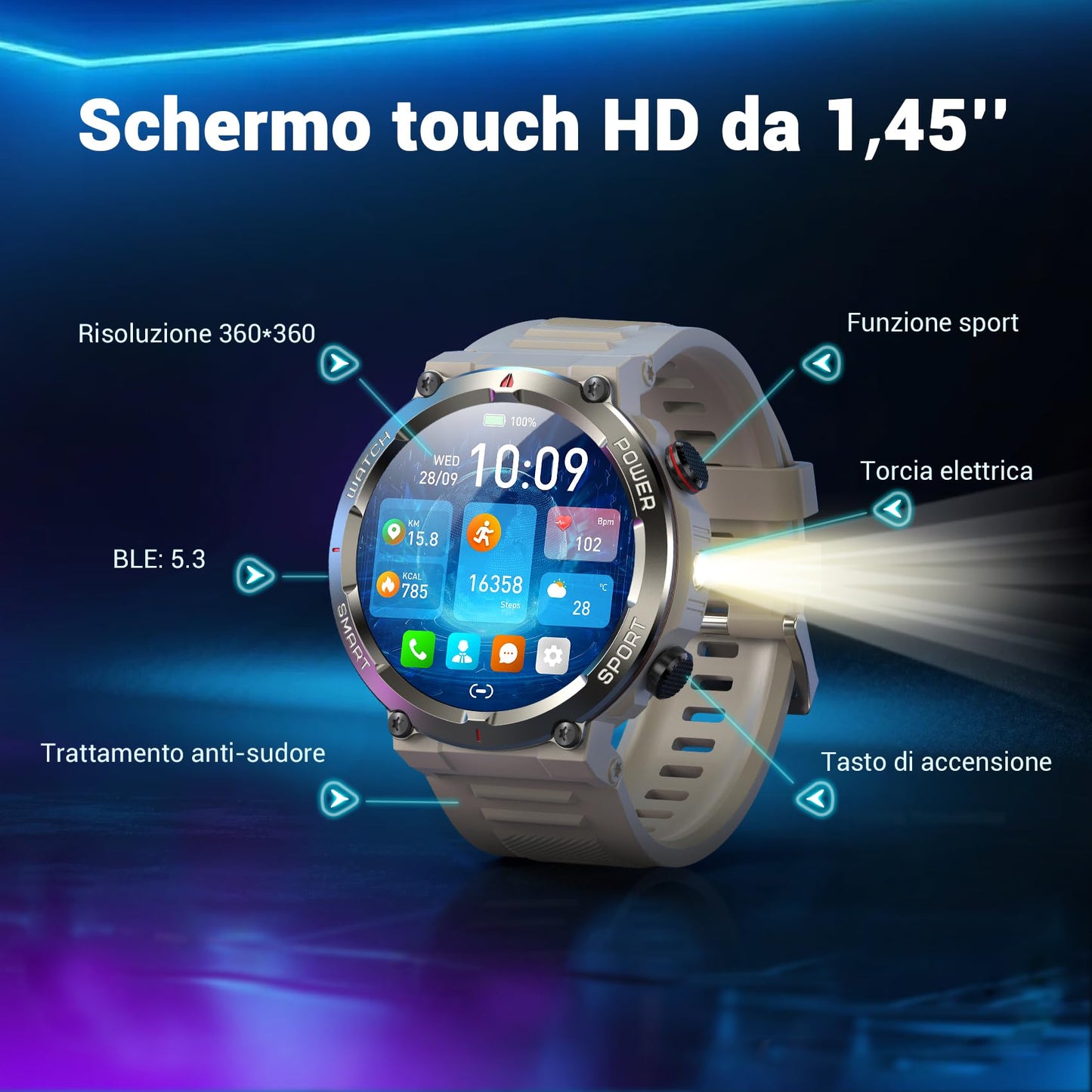 Blackview Smartwatch Uomo – Recensione: perché è tra i migliori smartwatch fitness con chiamate Bluetooth secondo gli utenti