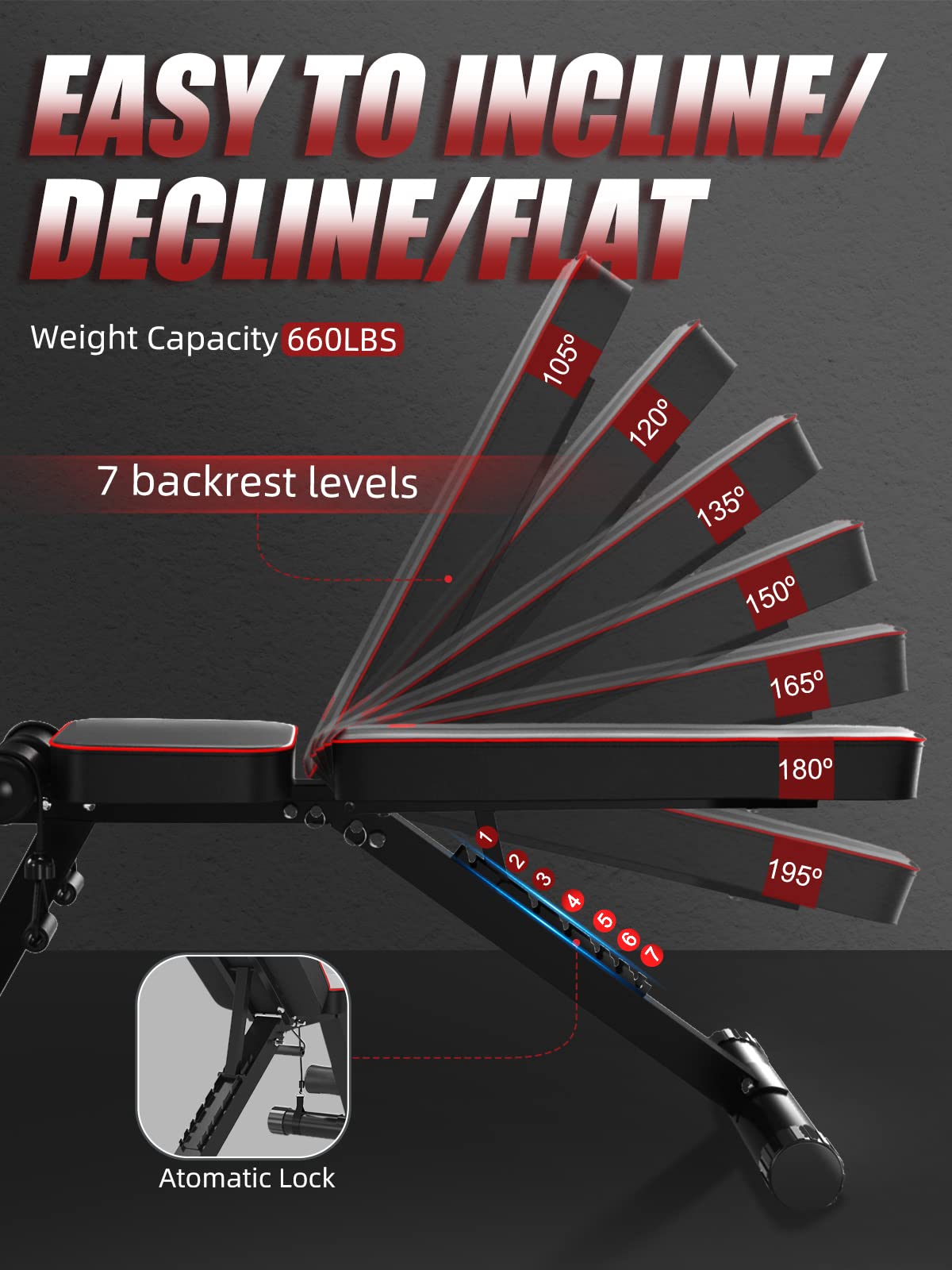 Panca multifunzione YOLEO per allenamenti a casa