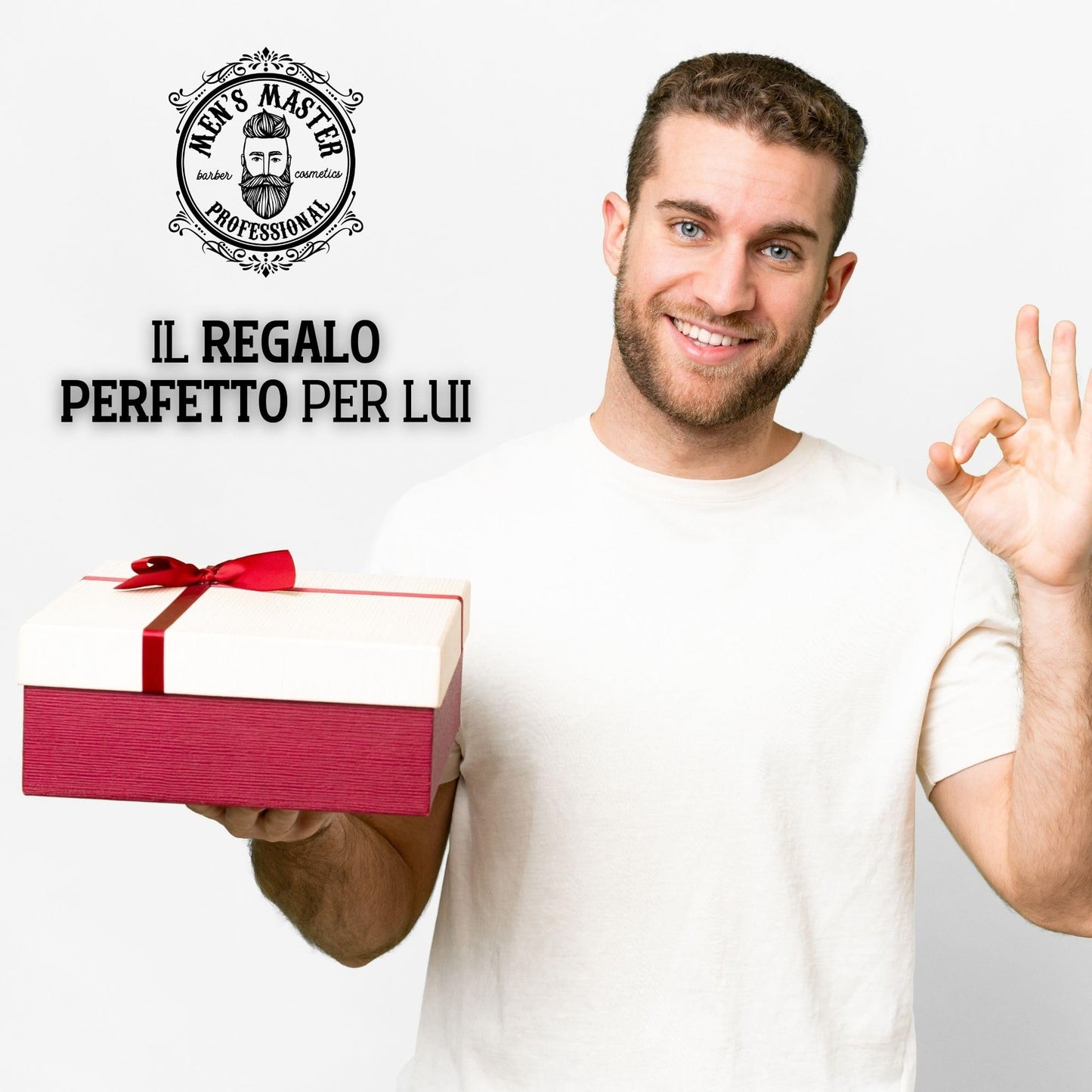 Men's Master Set Regalo Uomo 3 Unità | Every Day Set | Deodorante Antitraspirante | Crema Rigenerante Viso Antirughe | Shampoo Detox per Capelli Grassi, Antiforfora | Kit Barba Uomo | Senza Parabeni