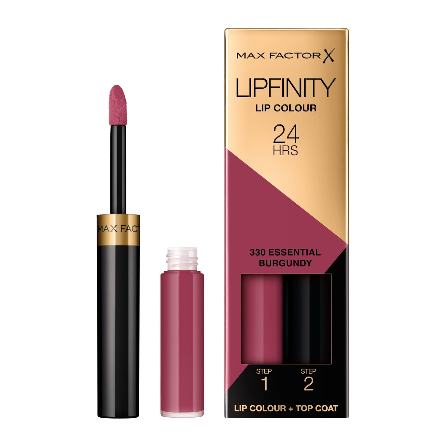 Max Factor - Lipfinity Lip Colour - Rossetto Lunga Durata e Gloss Idratante con Applicazione Bifase - Nuance 070 Spicy- 2.3 ml e 1.9 g