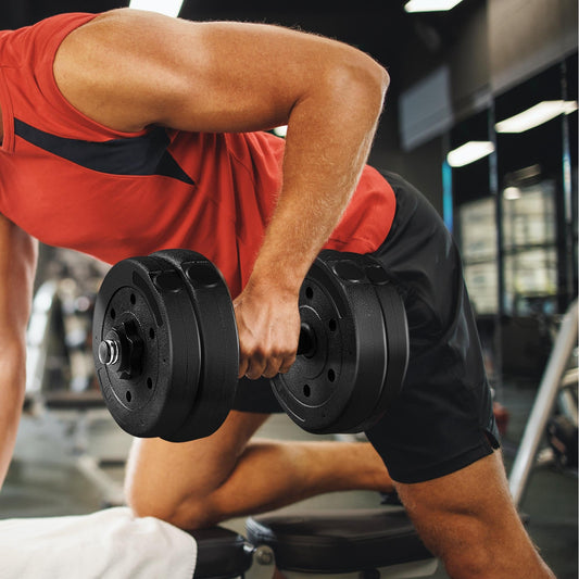 Yaheetech set di manubri regolabili