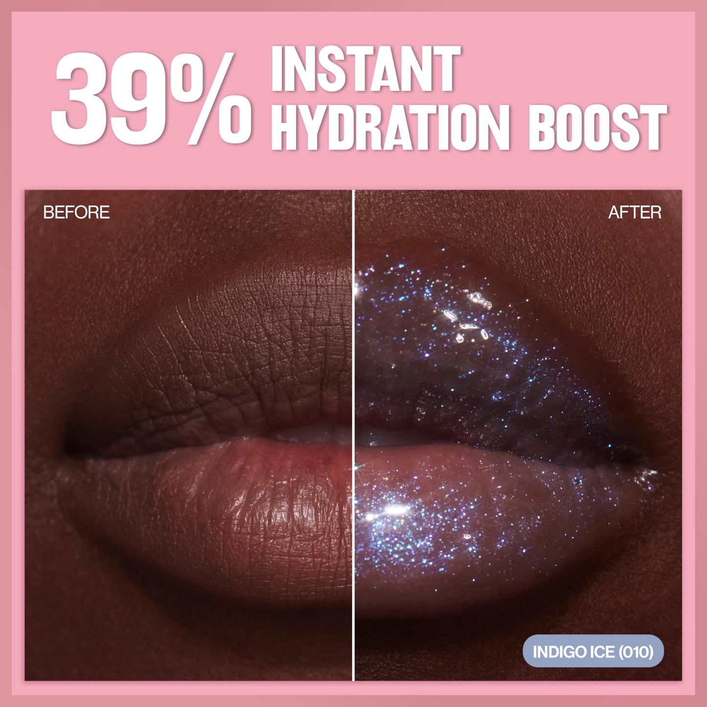 Revlon Super Lustrous Glimmer Gloss, Glitterato Idratante e Rimpolpante, Finish Ultra Lucido e Brillante, Formula a Base di Piante, 003 Lavender Lust, 3.8ml