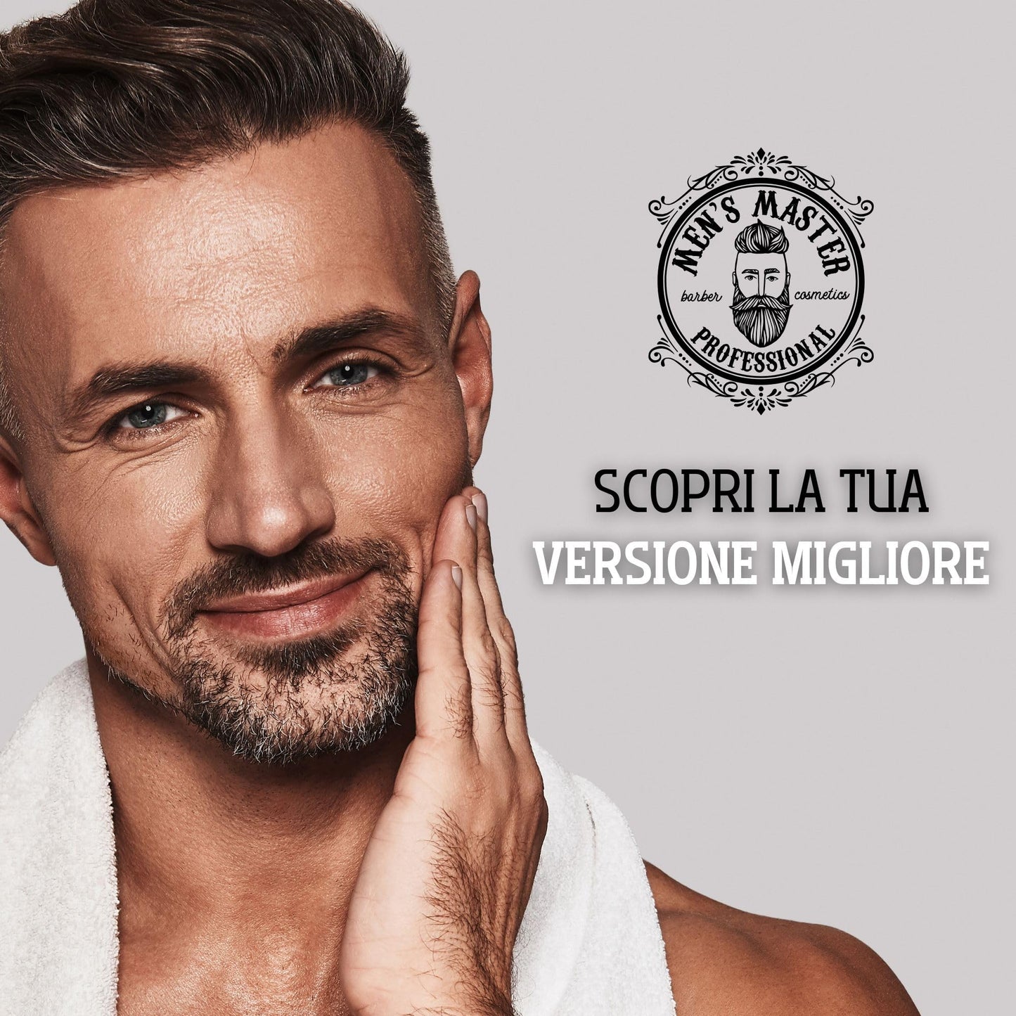 Men's Master Set Regalo Uomo 3 Unità | Every Day Set | Deodorante Antitraspirante | Crema Rigenerante Viso Antirughe | Shampoo Detox per Capelli Grassi, Antiforfora | Kit Barba Uomo | Senza Parabeni