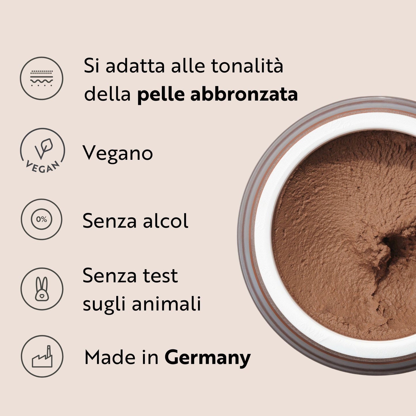 M. Asam Magic Finish Make Up Mousse (30ml) 4-in-1 Primer, Foundation, Powder & Concealer, Natural Lightweight Foundation for All Skin Types, Vegan Make Up