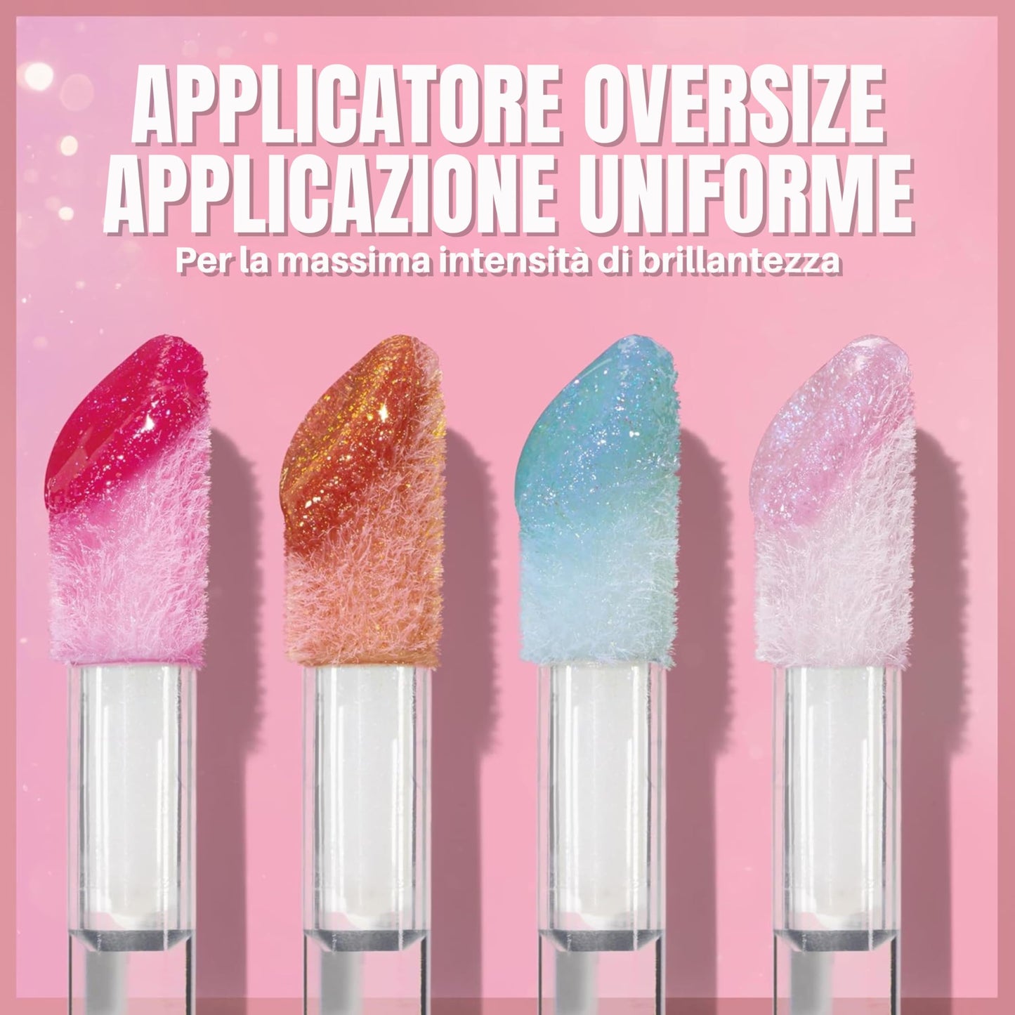 Revlon Super Lustrous Glimmer Gloss, Glitterato Idratante e Rimpolpante, Finish Ultra Lucido e Brillante, Formula a Base di Piante, 003 Lavender Lust, 3.8ml