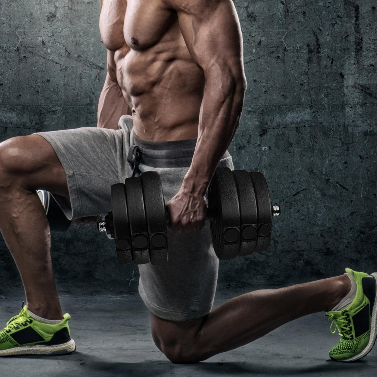 Yaheetech set di manubri regolabili