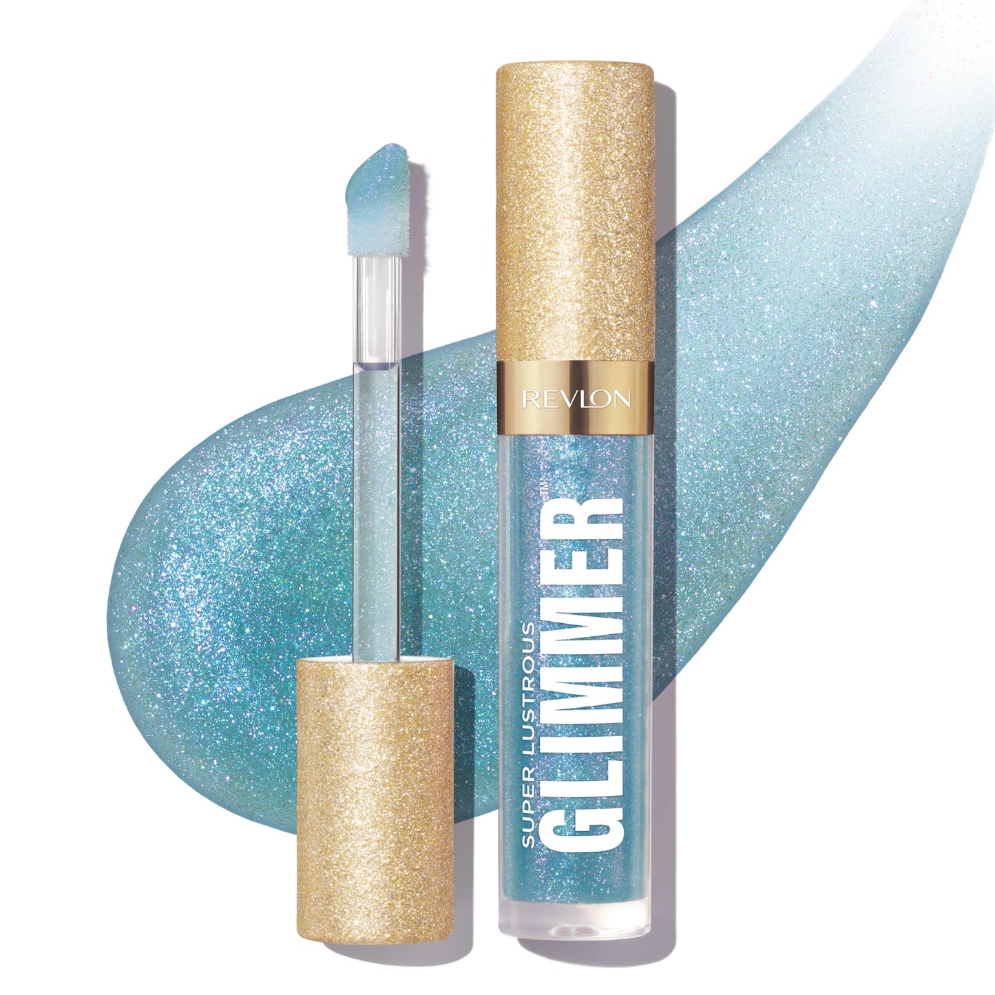 Revlon Super Lustrous Glimmer Gloss, Glitterato Idratante e Rimpolpante, Finish Ultra Lucido e Brillante, Formula a Base di Piante, 003 Lavender Lust, 3.8ml
