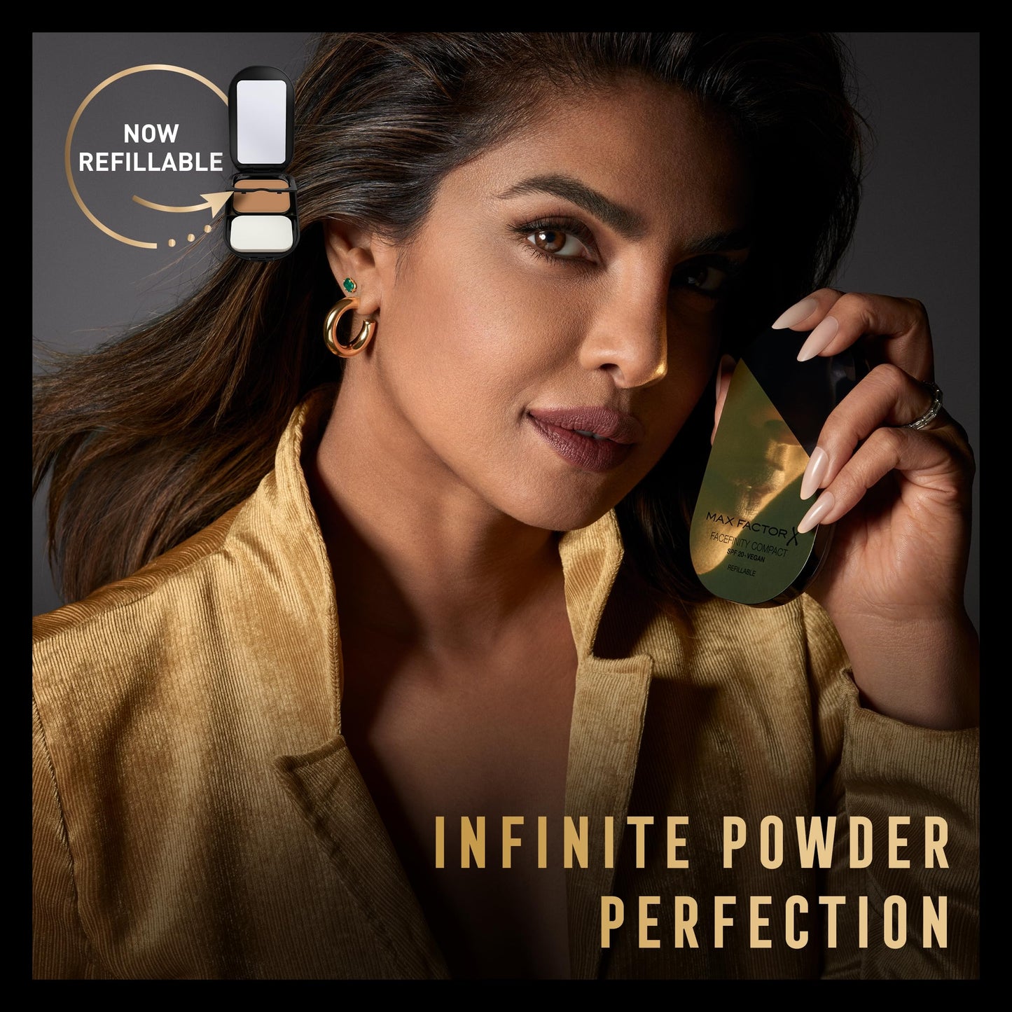 Max Factor Facefinity Compact Powder Foundation - 003 - NATURAL ROSE, 10 g