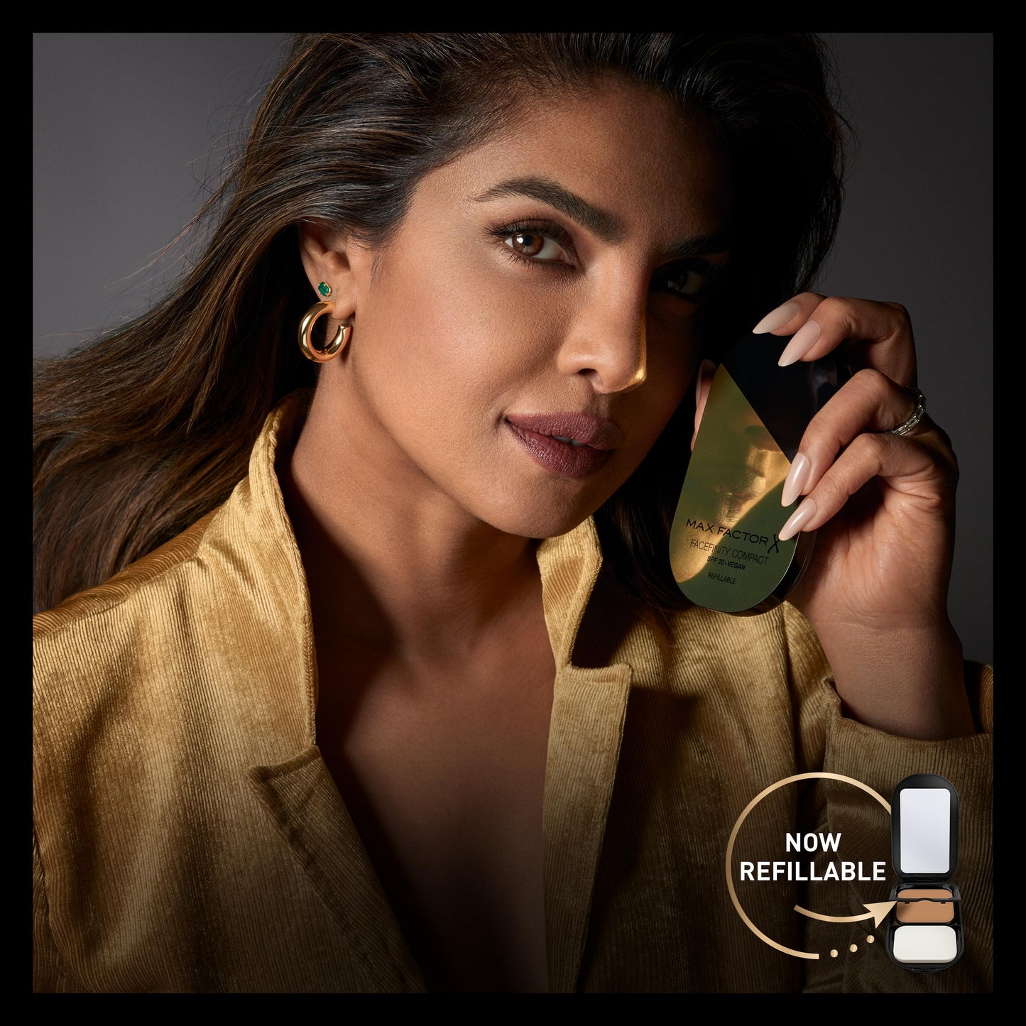 Max Factor Facefinity Compact Powder Foundation - 003 - NATURAL ROSE, 10 g